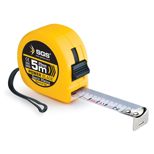 METRE ŞERİT 5X25 MM SGS ( 12 AD ) SGS 2002
